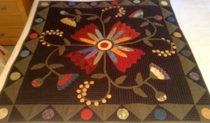 Colleen's Square Applique Quilt