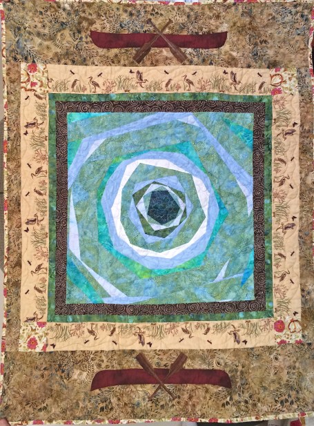 Spring and Canoe Baby Quilt