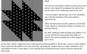 Anvil from NPS Quilt Discovery Project