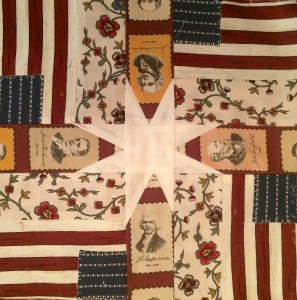 'Flags & Star' Quilt Block by Ginger