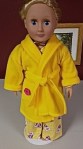 18″ Yellow Robe and PJ’s by&nbsp;Kay