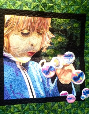 Blowing Bubble Quilt by Kay Donges