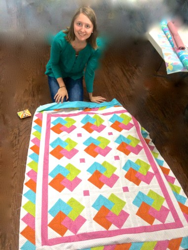 Hannah's Card Trick Quilt Project