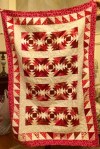 Colleen’s Red Pineapple&nbsp;Quilt